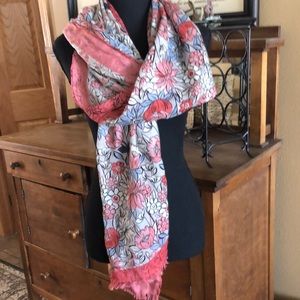 JJill Floral Scarf